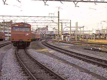 Haijima Station in the background