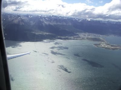 Ushuaia from the air